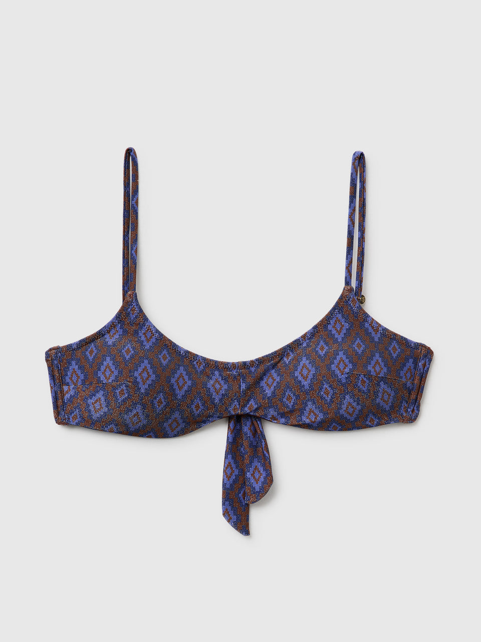 Brassiere de biquíni com estampado étnico e lurex - ucb_image_FS
