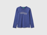 T-shirt com logótipo glitter em algodão orgânico - ucb_image_FS
