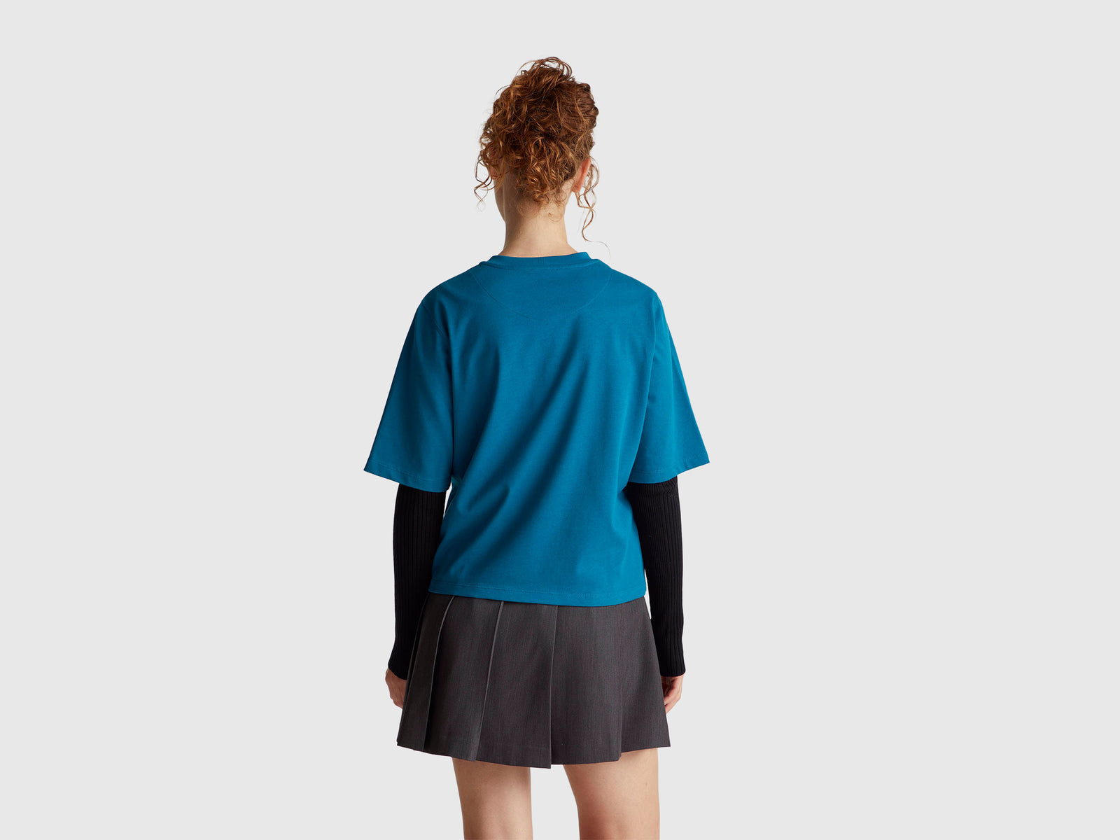 T-shirt ottanio con stampa Coco Capitán - ucb_image_B