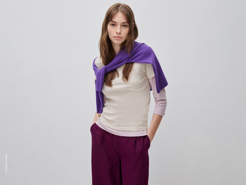 T-shirt de gola redonda slim fit - ucb_image_F