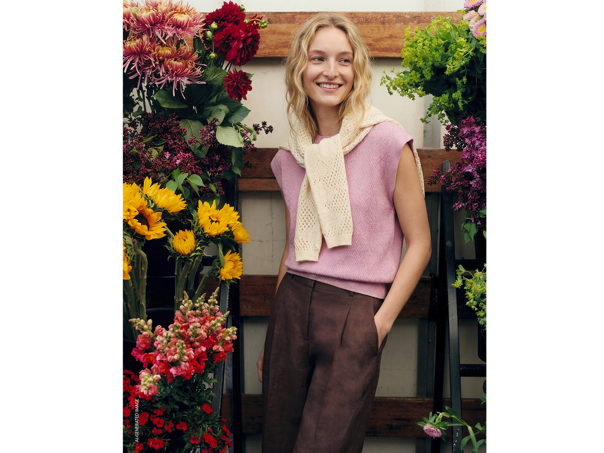 United Colors of Benetton Gebreid vest voor dames, Intensief groen 108, M United Colors of Benetton Gebreid vest voor dames, Intensief groen 108, M