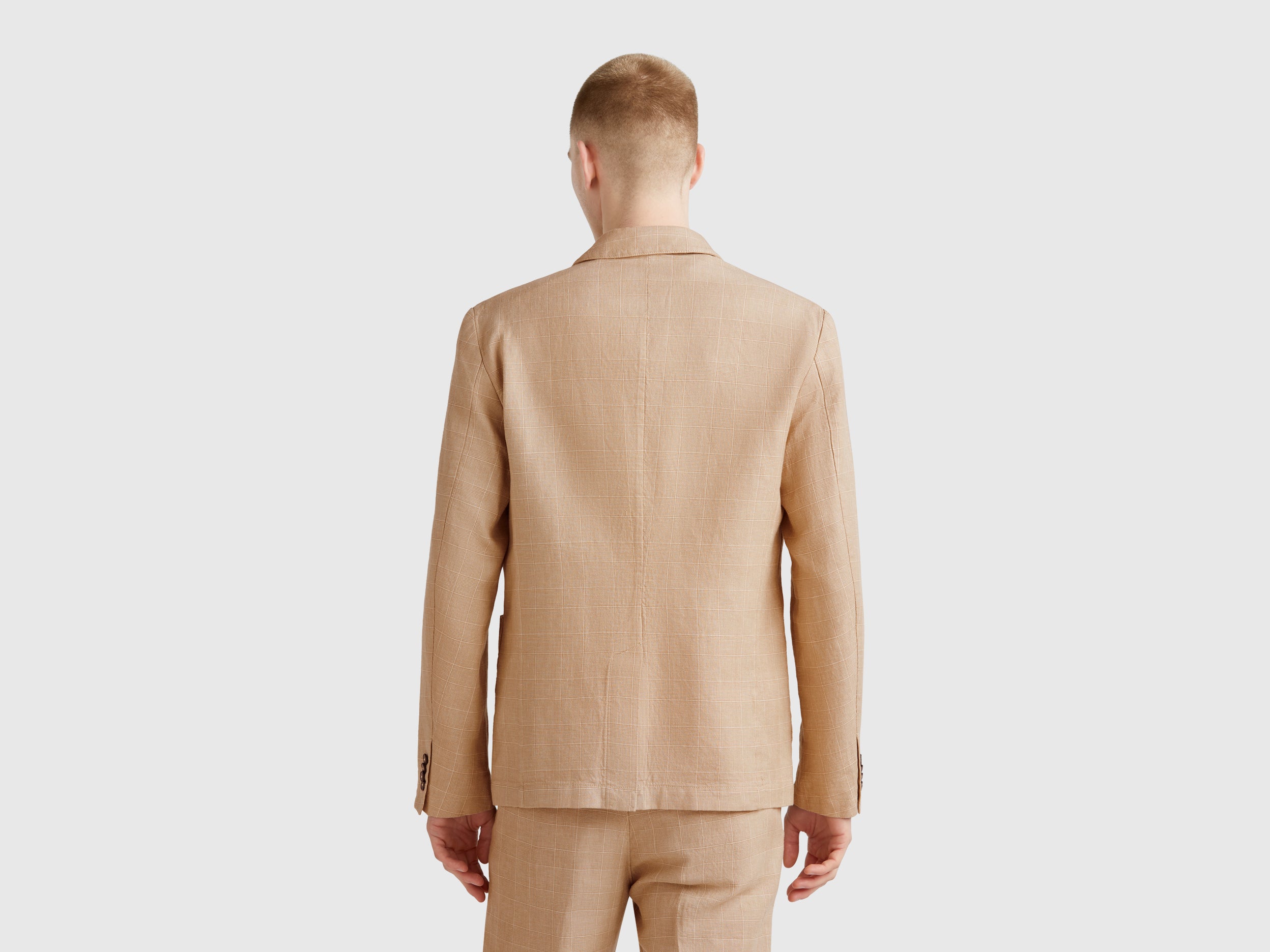 Blazer riscado em mistura de linho - ucb_image_B