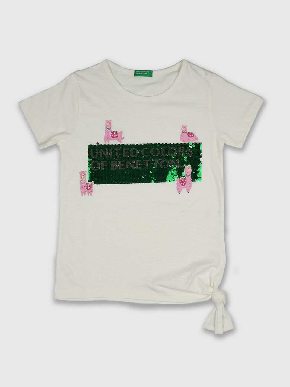Banner With Llama Tee image number 1