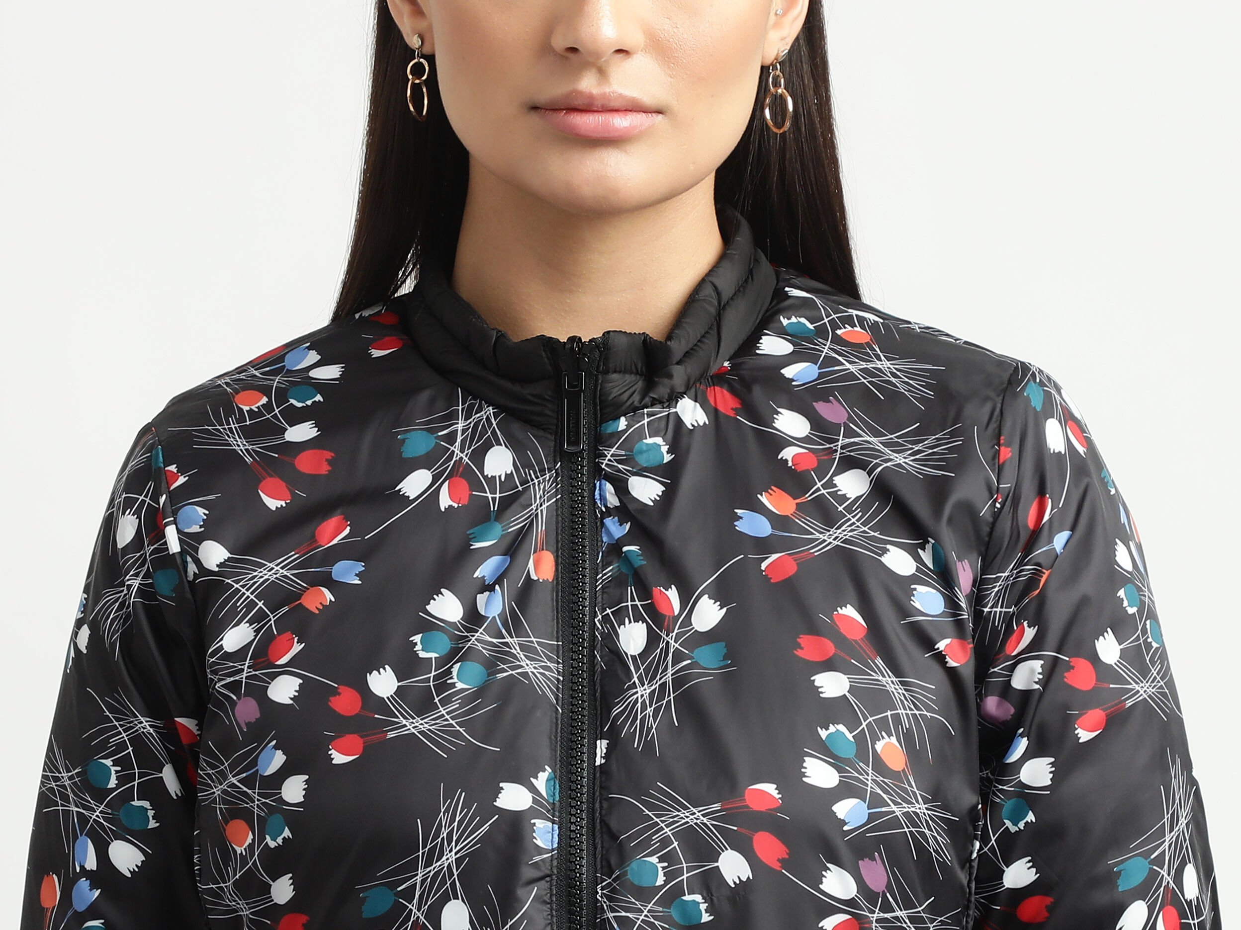 1114633-PHENIX/QUILTEDWARM REVERSIBLE JK レディース