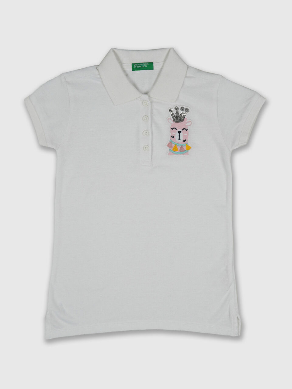 Solid Polo With Llama Badge image number 1