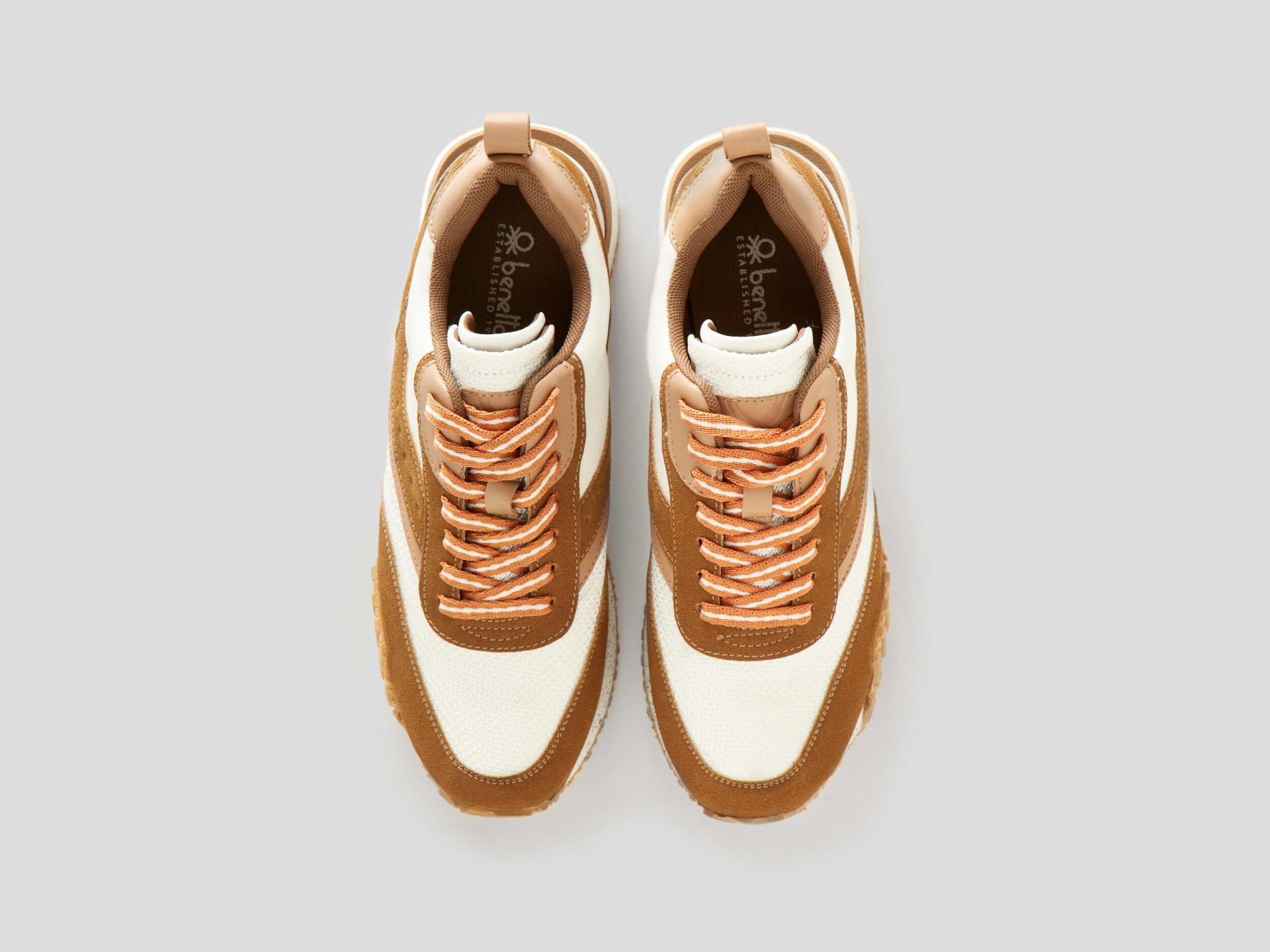 Mens Chunky Sneaker - Brown | Benetton