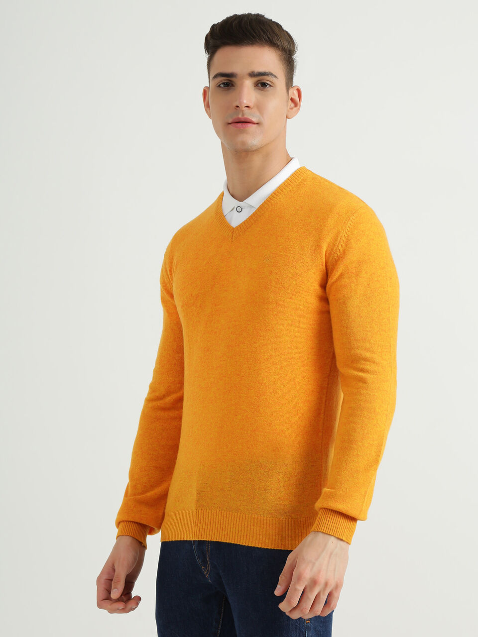 LAMBSWOOL V-NECK  SWEATER image number null
