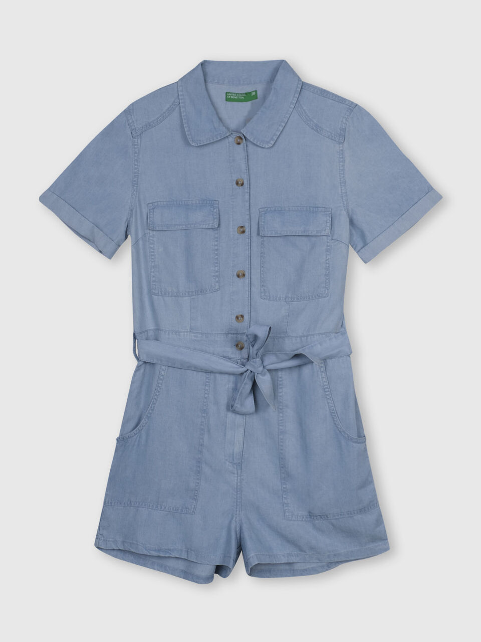Tencel Denim Playsuit image number 1