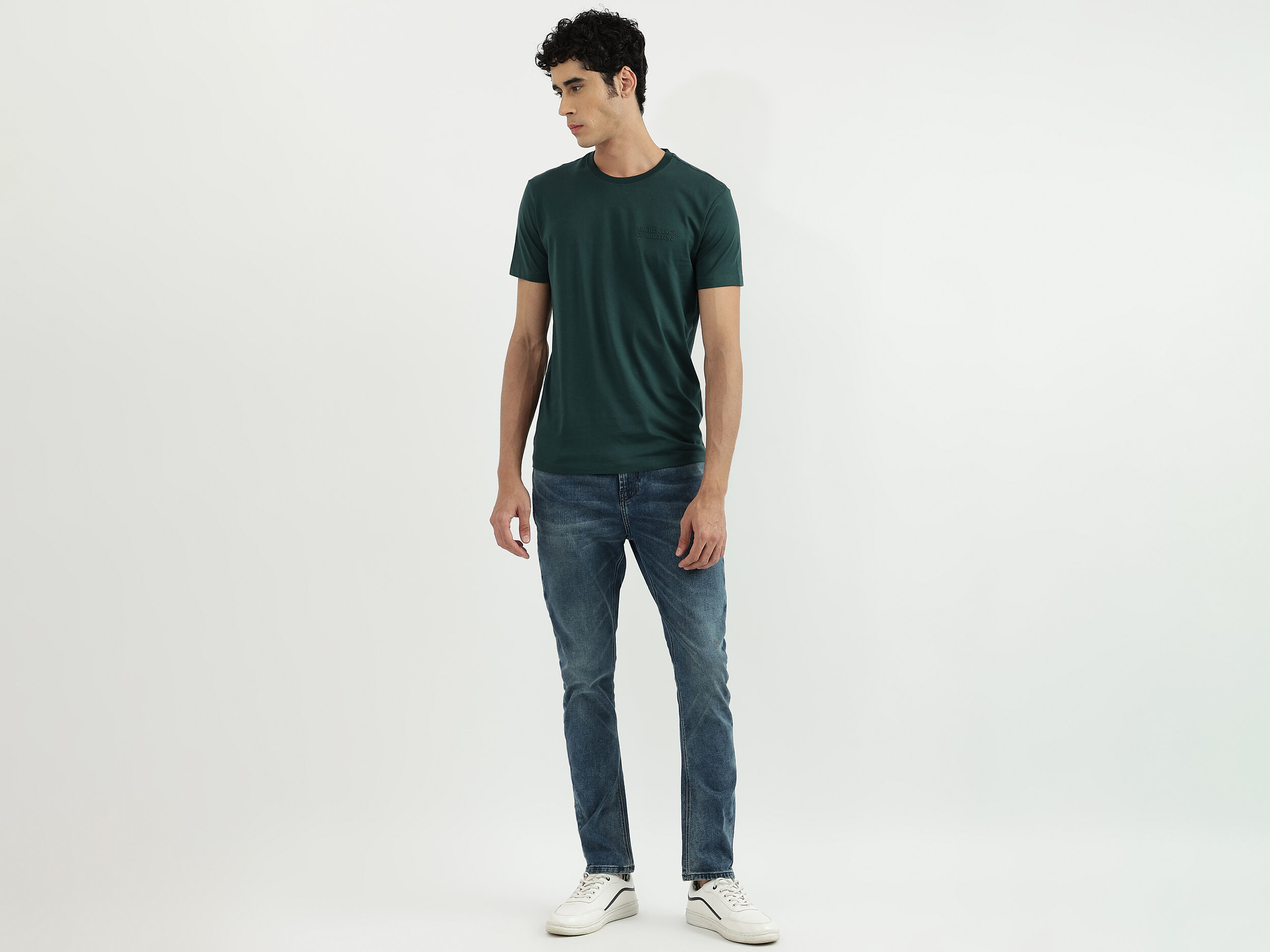 Benetton jeans carrot fit deals