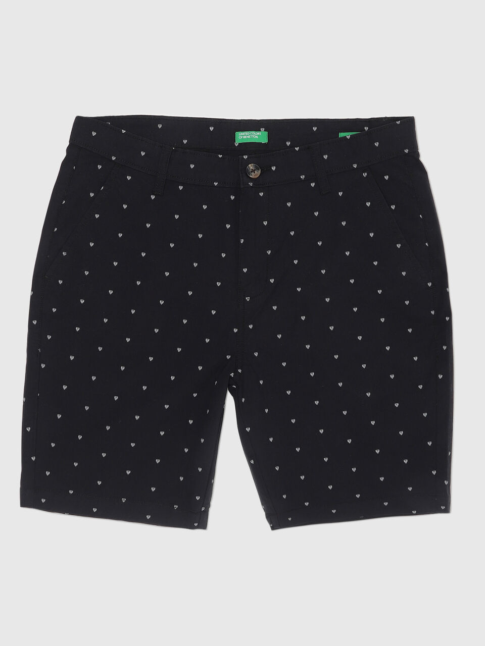 Slim Fit 2 Triangle Printed Shorts image number 1