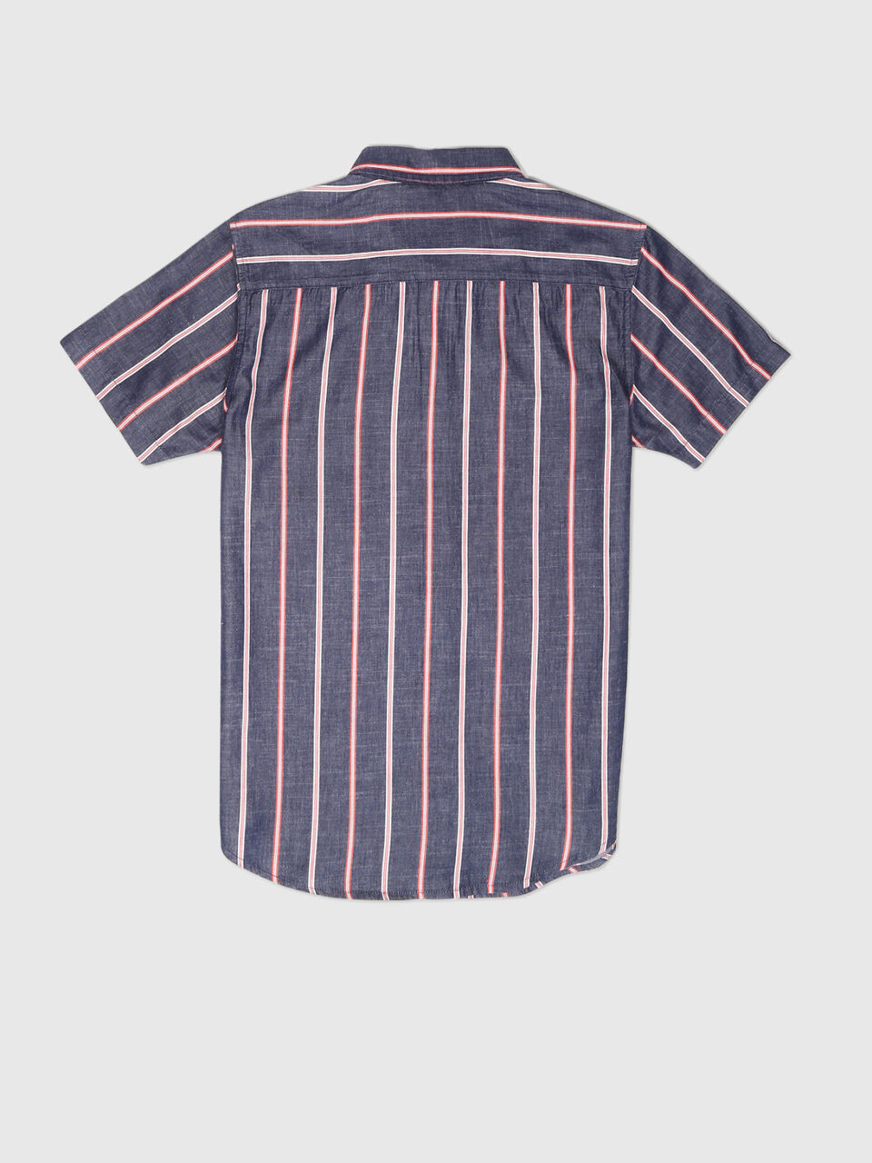 Half Sleeves Spaced Out Vertical Stripe Shirt image number 2