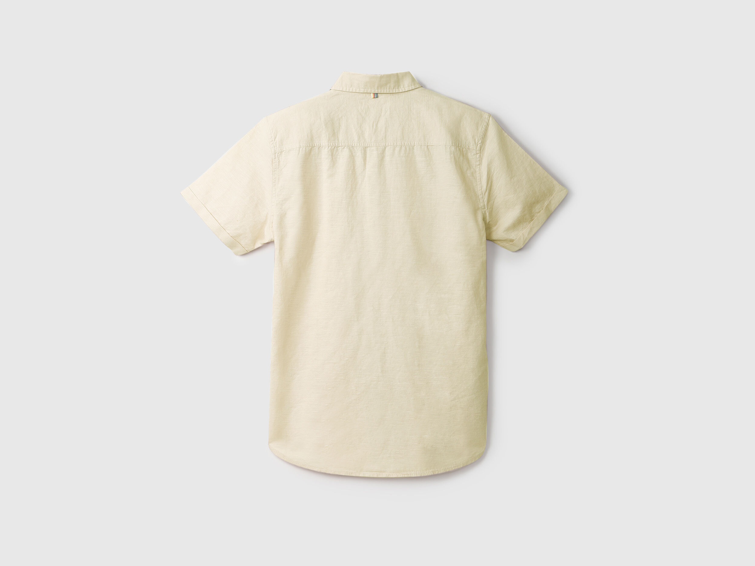 Cream Linen Shirt - Beige | Benetton