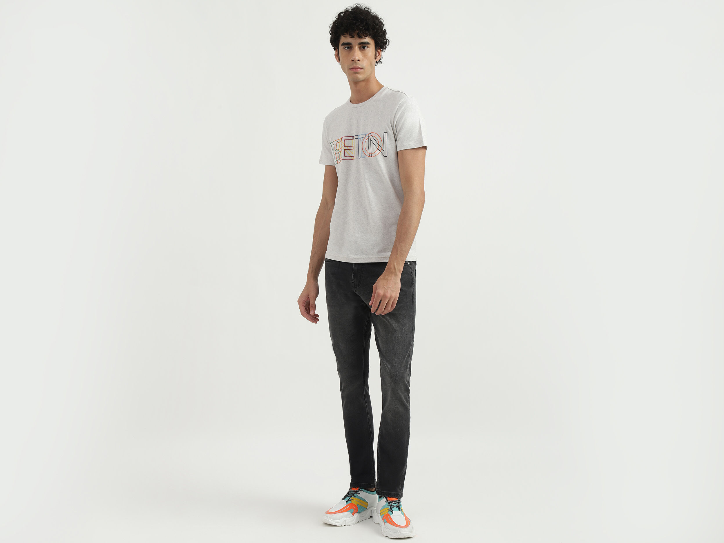 Benetton jeans carrot fit sales