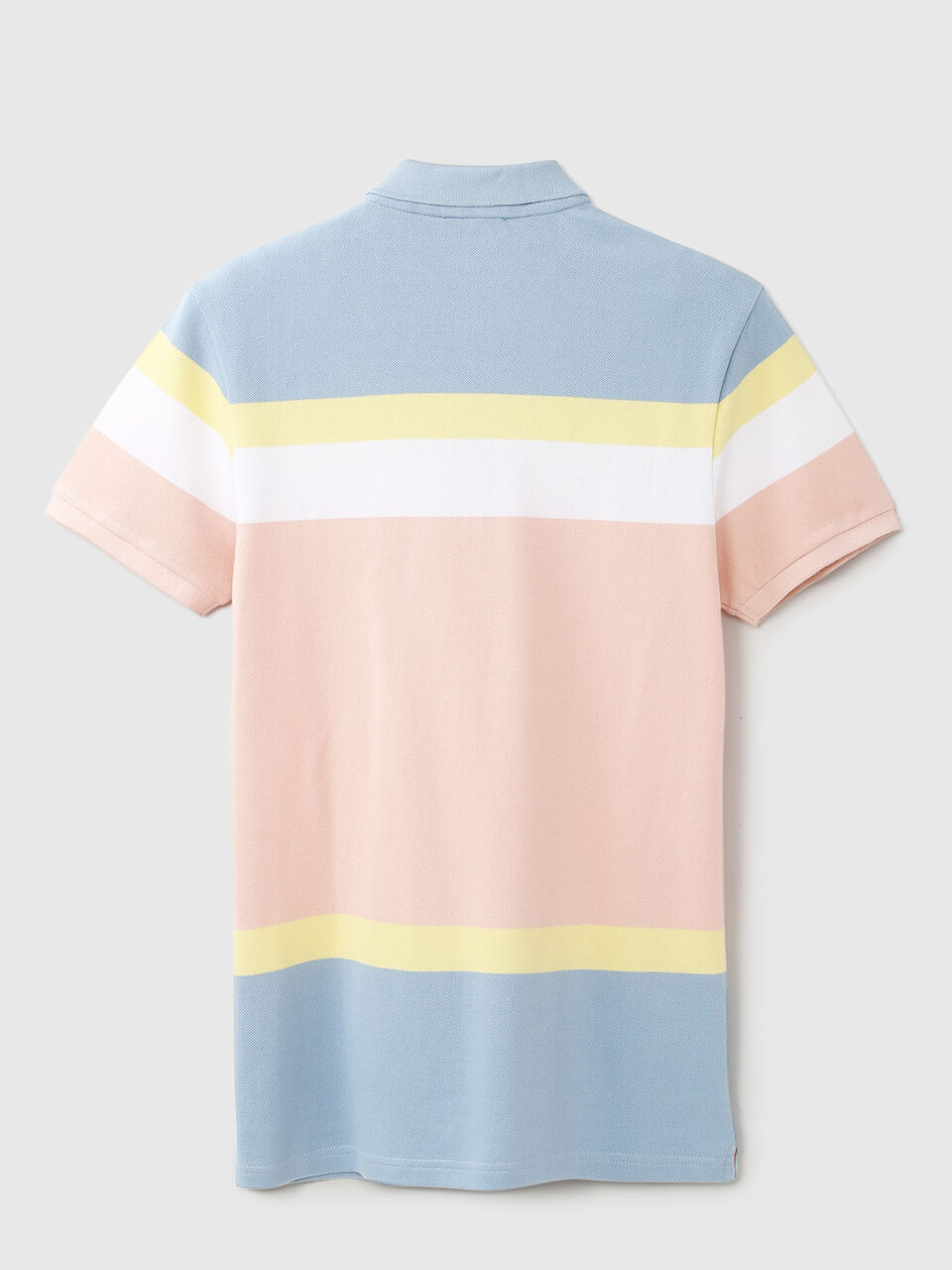 Five Color Pastel Striped Jersey Polo image number 2