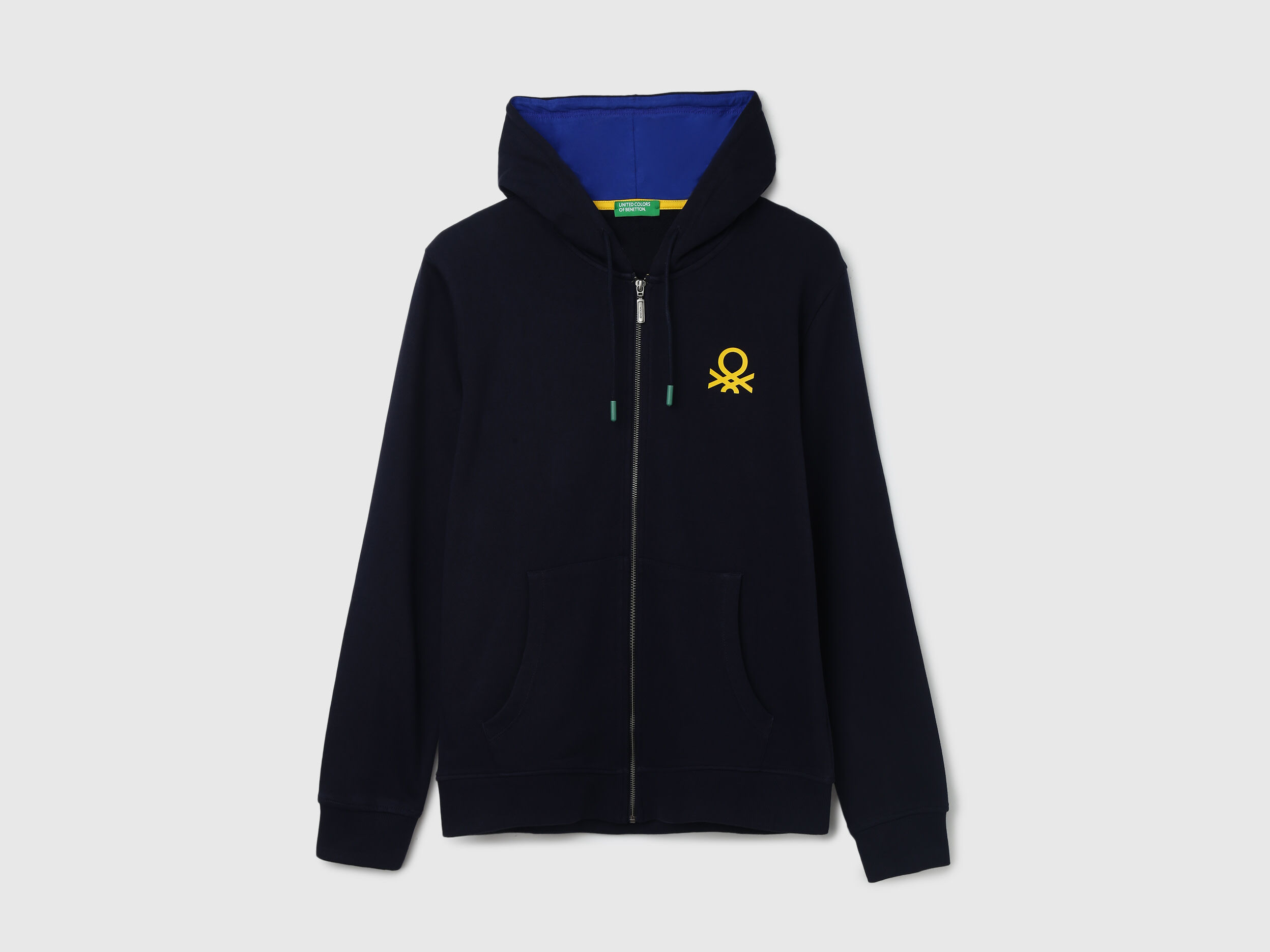 Benetton hooded sweatshirt clearance