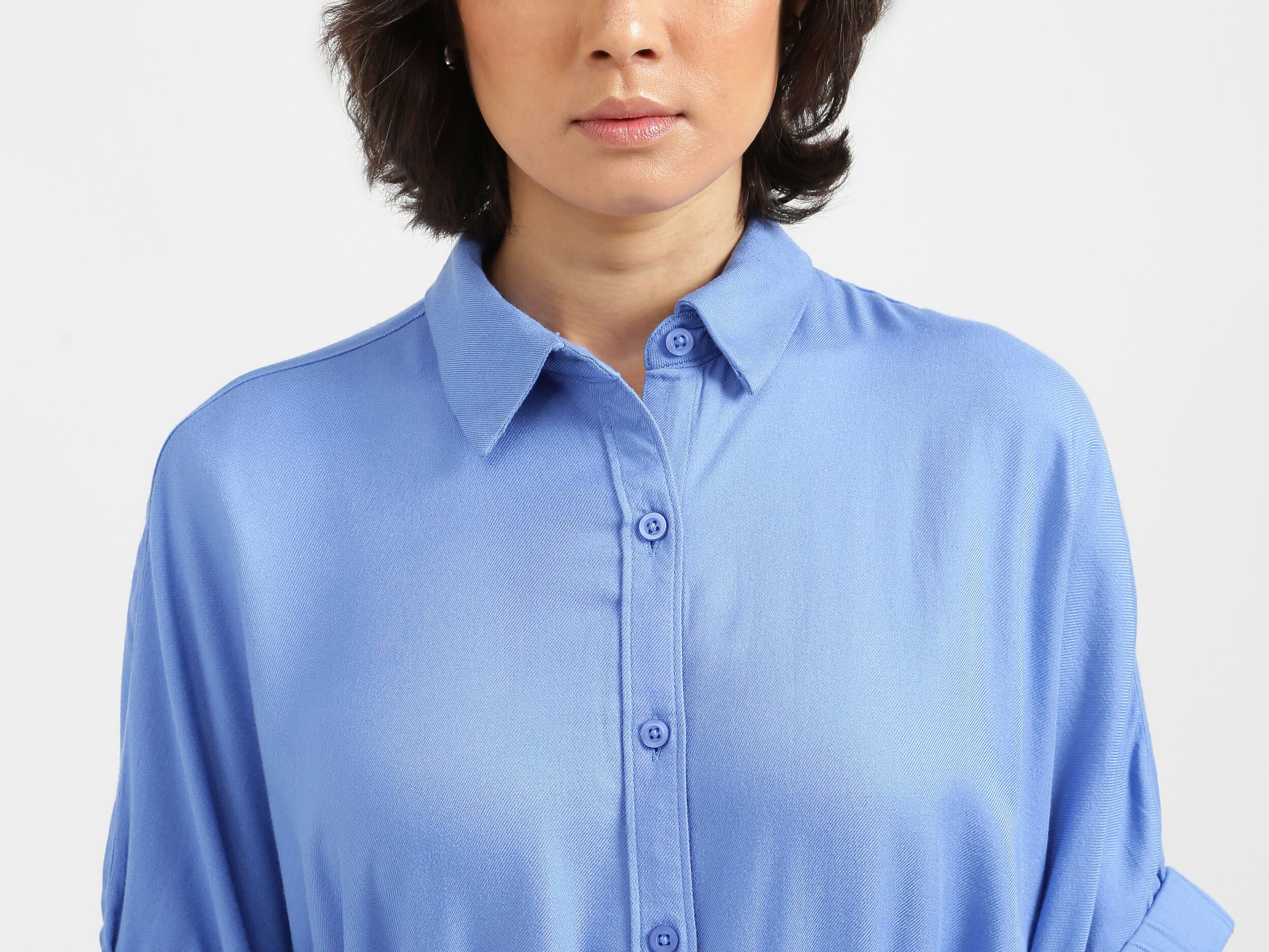 Women Blue Dress - Blue | Benetton Women Blue Dress - Blue | Benetton
