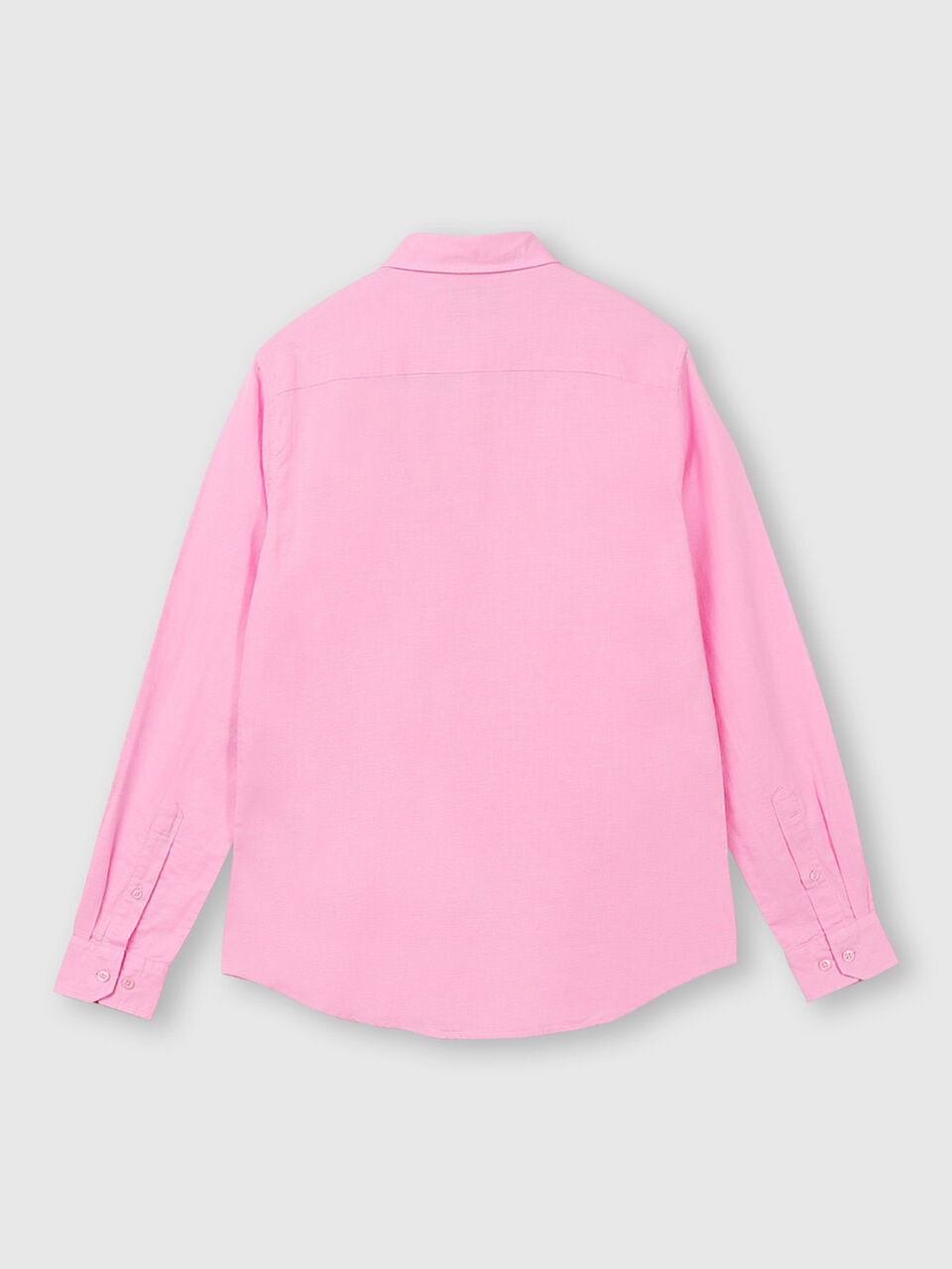 Long Sleeve Linen Blend Shirt image number 2