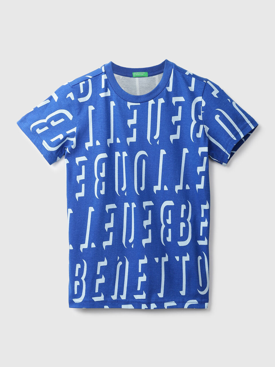 Benetton Tonal Aop Tee image number 1