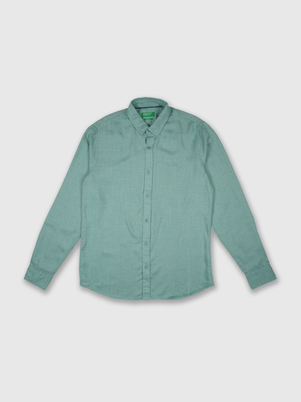 Fill Sleeve Lyocell Melange Shirt image number 1