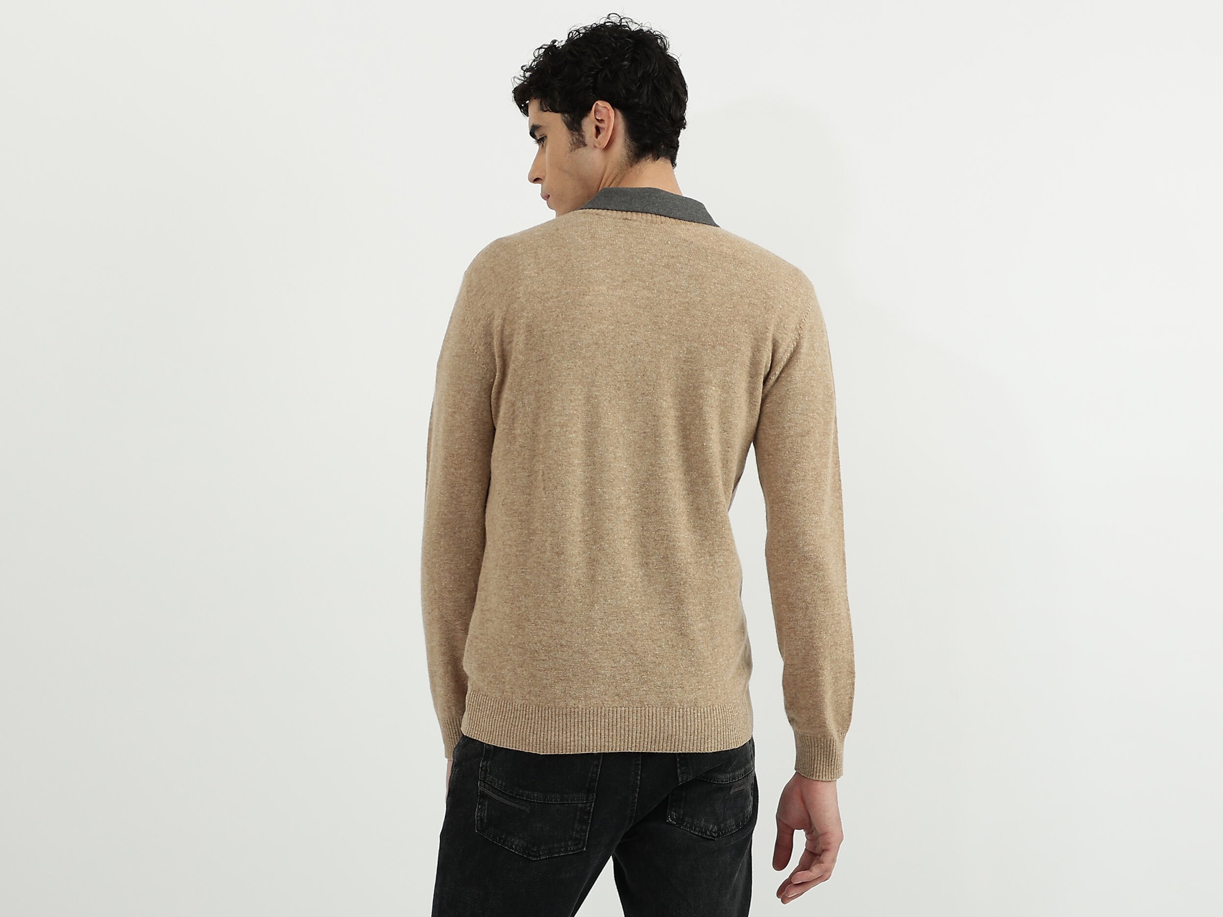 Benetton lambswool pullover shop