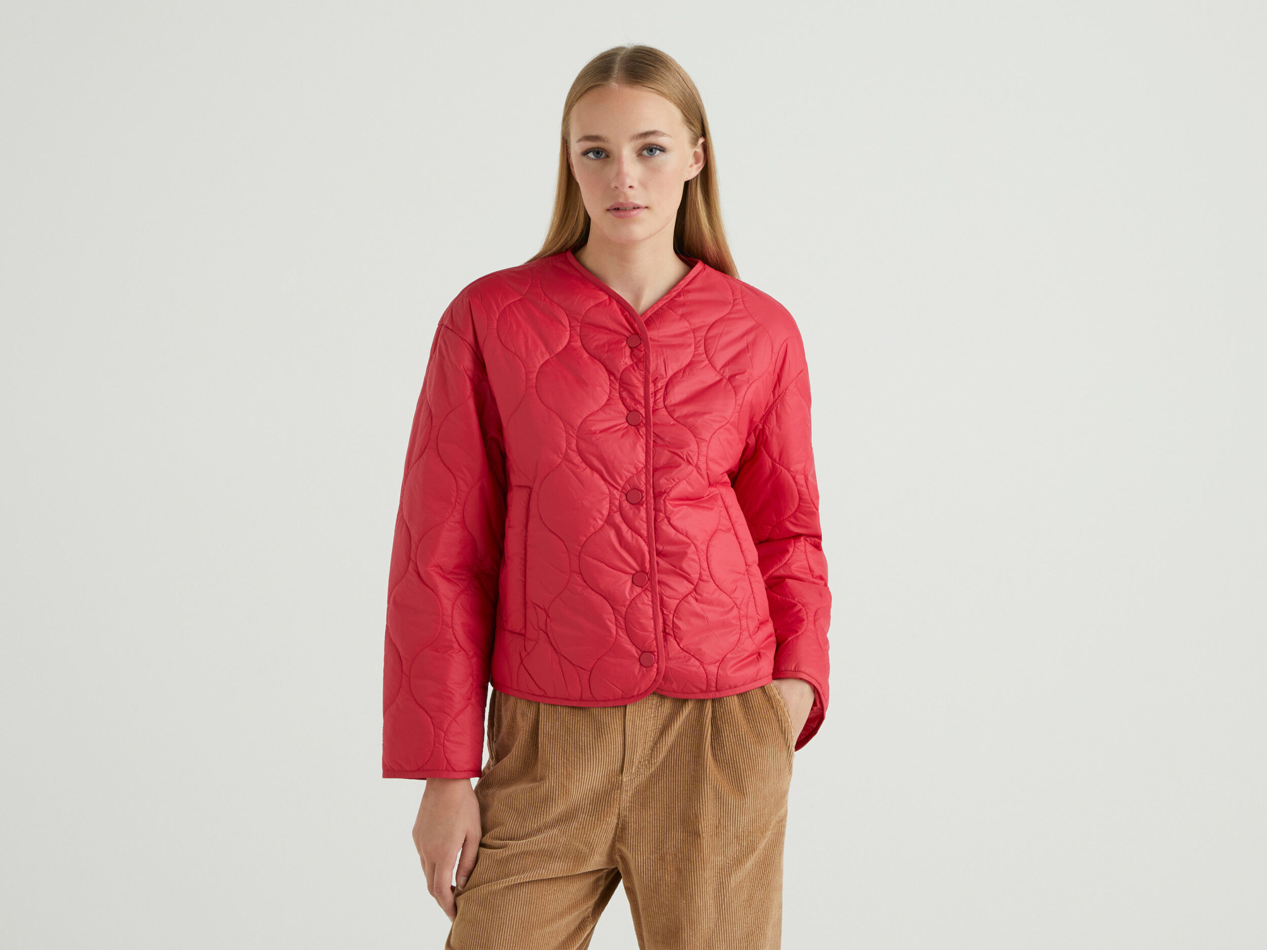 Benetton red jacket deals