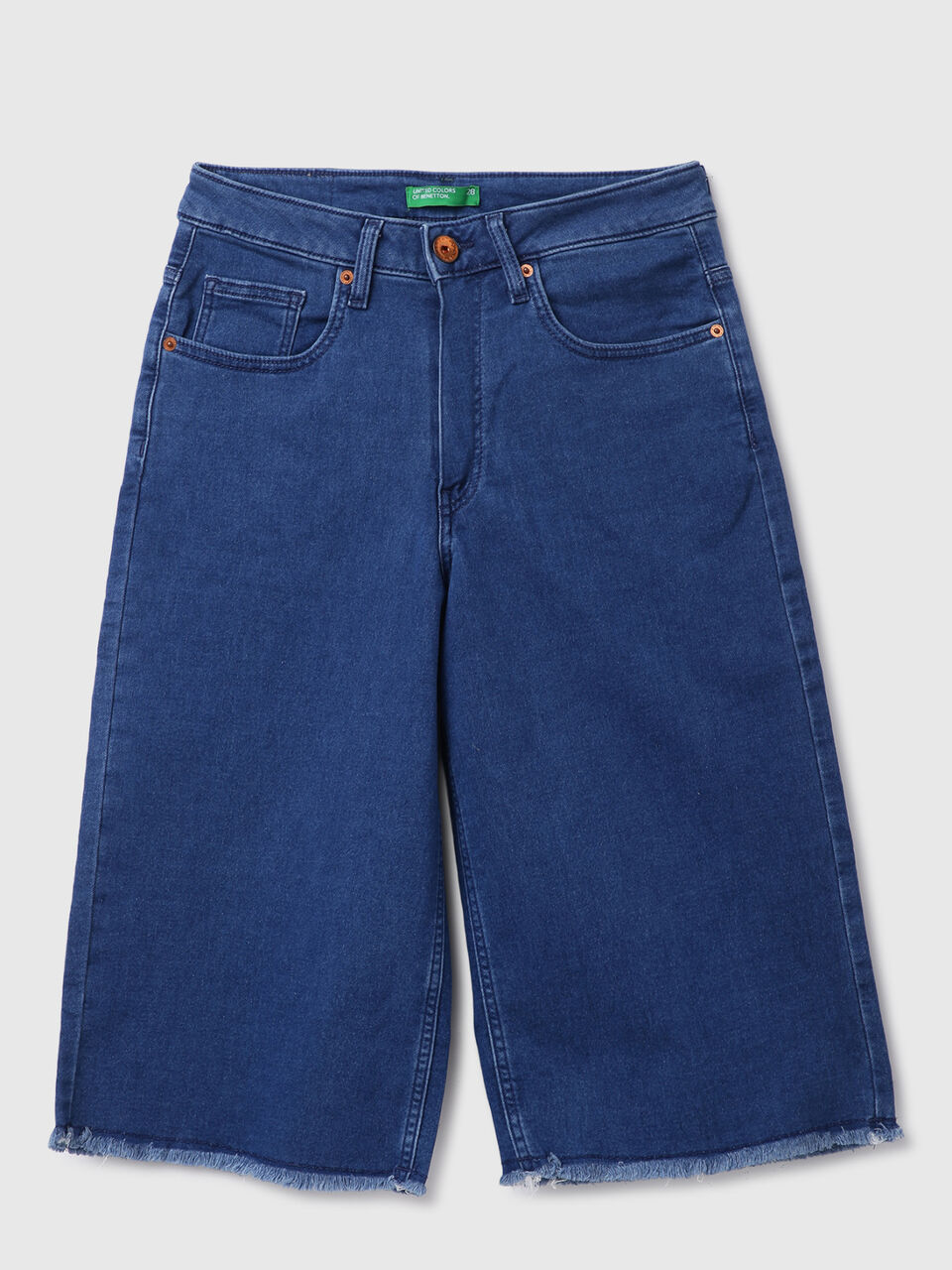 DENIM CULLOTES-BLUE image number 1