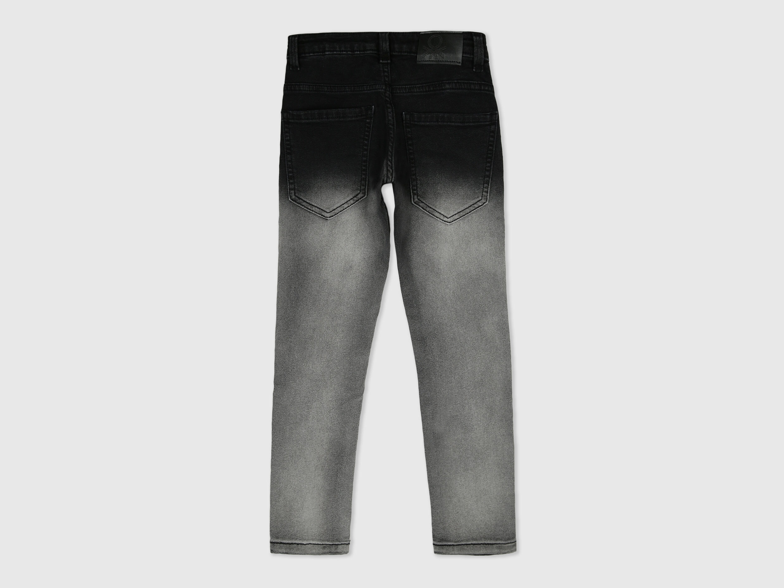 Benetton black jeans clearance