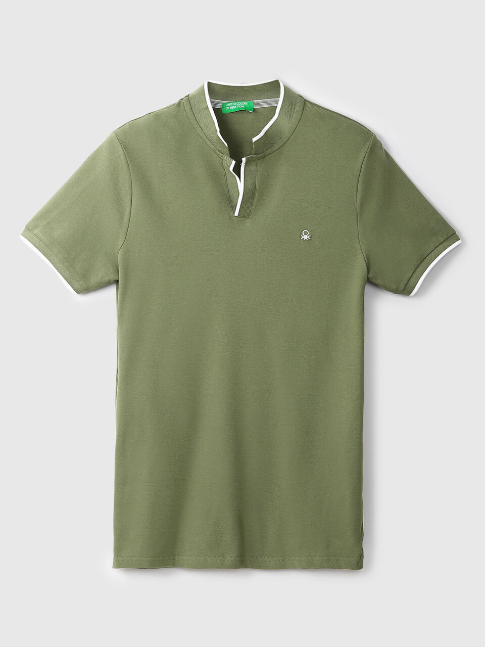 United Colors Of Benetton Johnny Collar T-Shirt image number 1