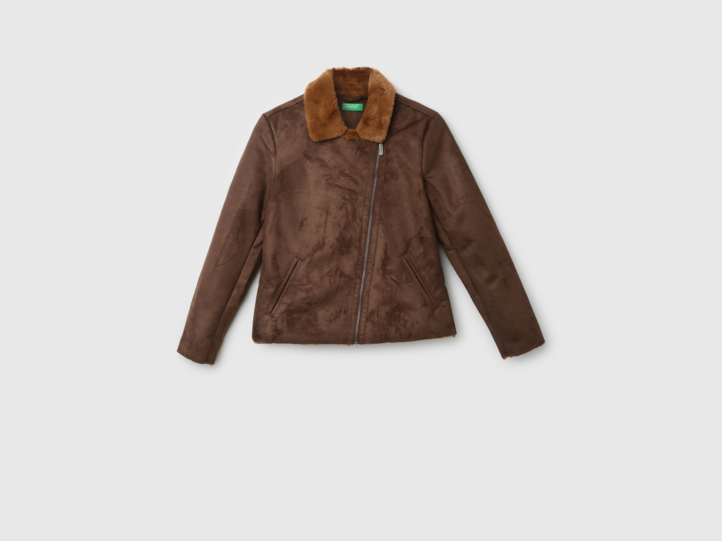 新品☆benetton レザージャケット ￼