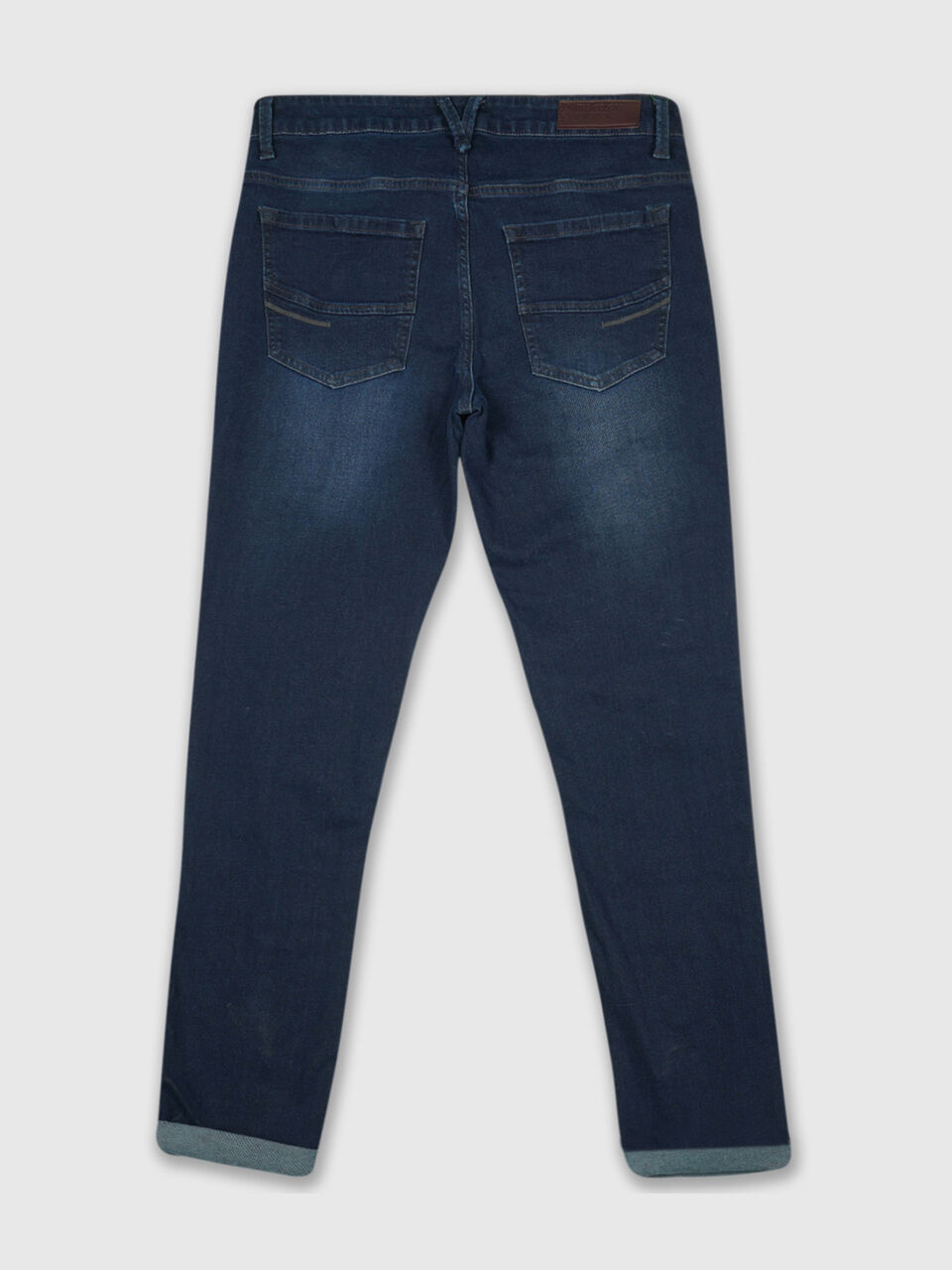 Carrot Fit Dark Wash Jeans With Tint image number 2