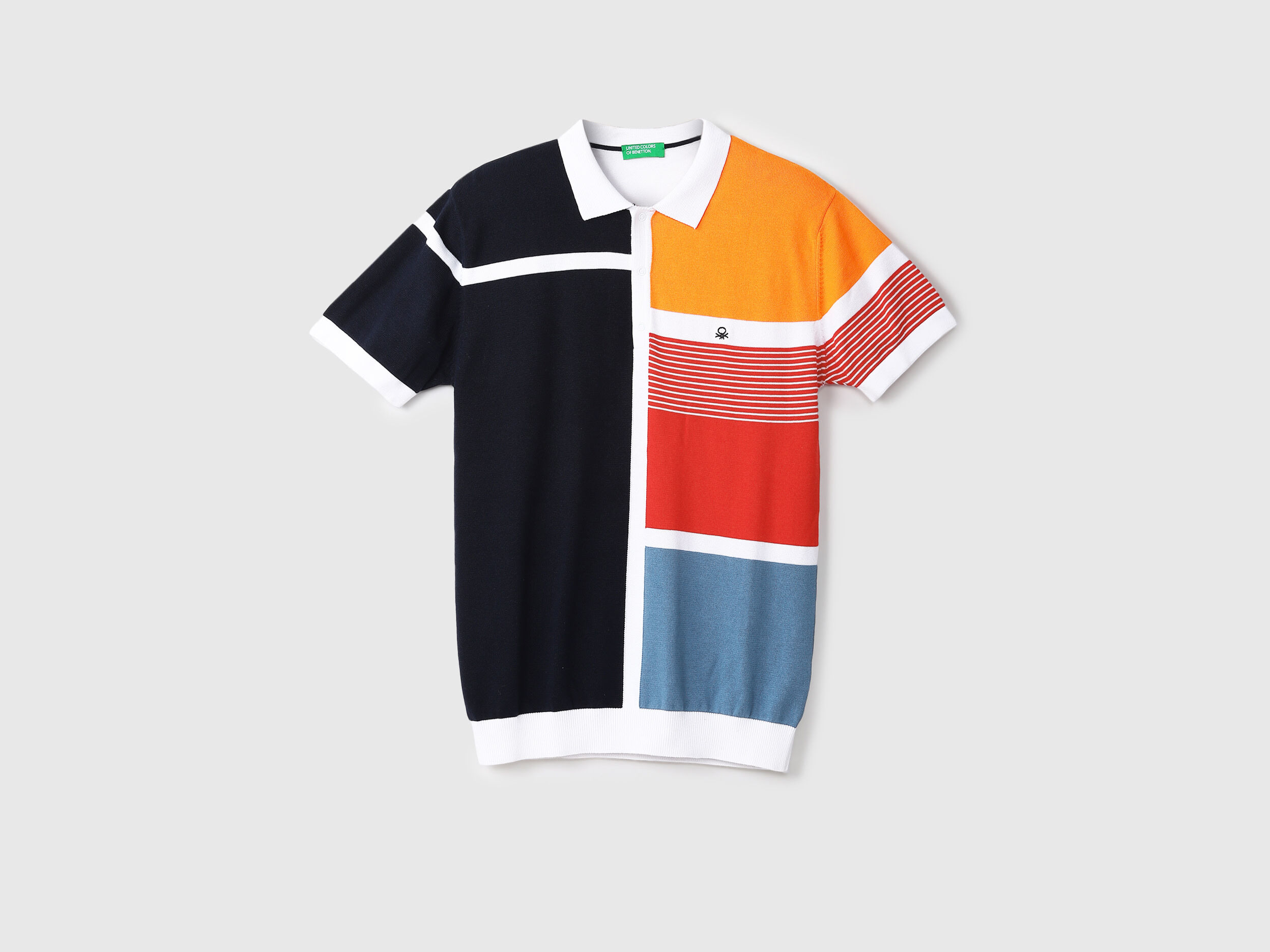 Multi Colored Polo T Shirt Multi color Benetton