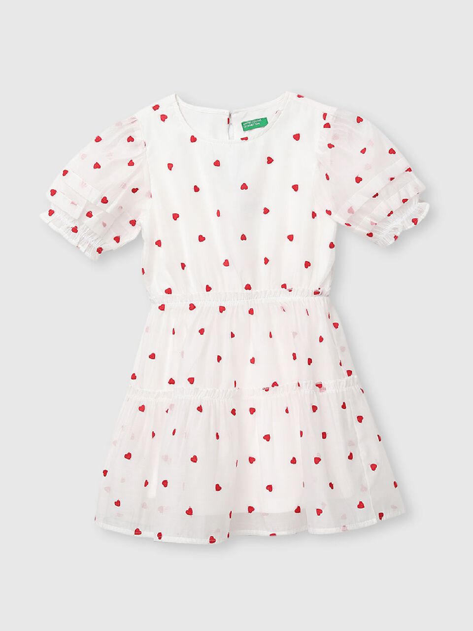 Short Sleeves Mesh Dress image number 1