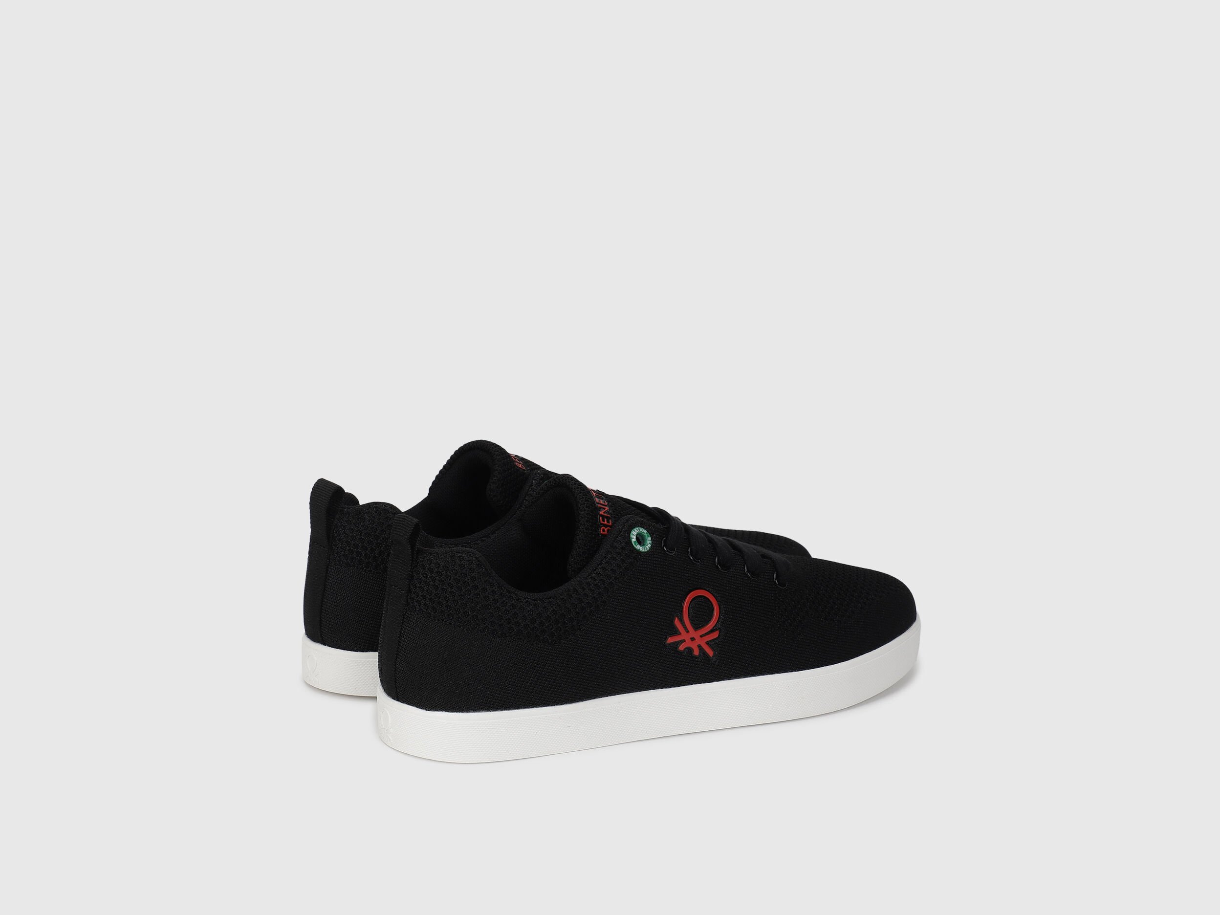 Benetton shoes black sale