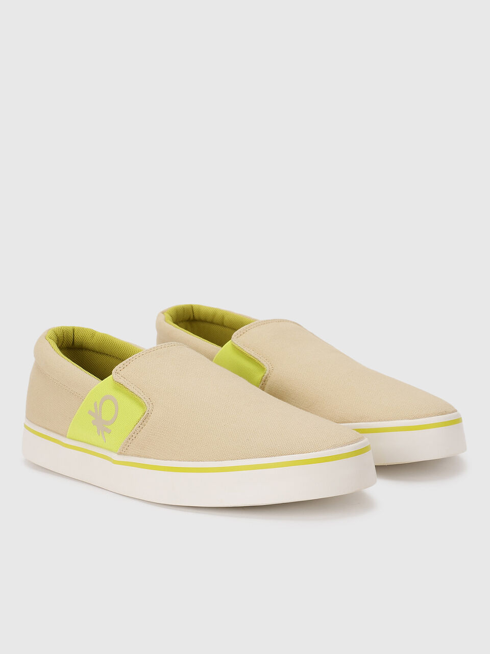 United Colors of Benetton Men Textured Slip-on Shoes image number 1