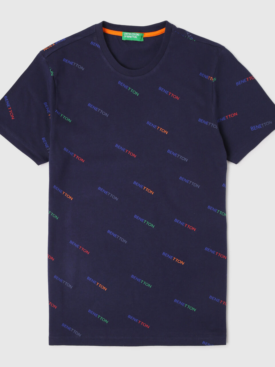 Short Sleeve Printed Round Neck T-Shirt image number 1