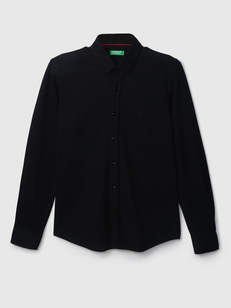 F/S SOLID KNIT SHIRT image number 1