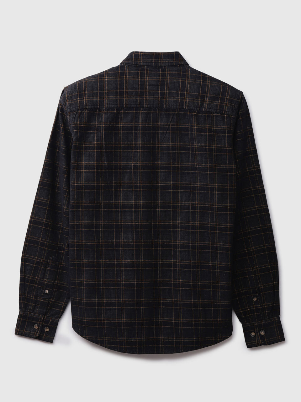 F/S DOBBY CORD CHECK SHIRT image number 2