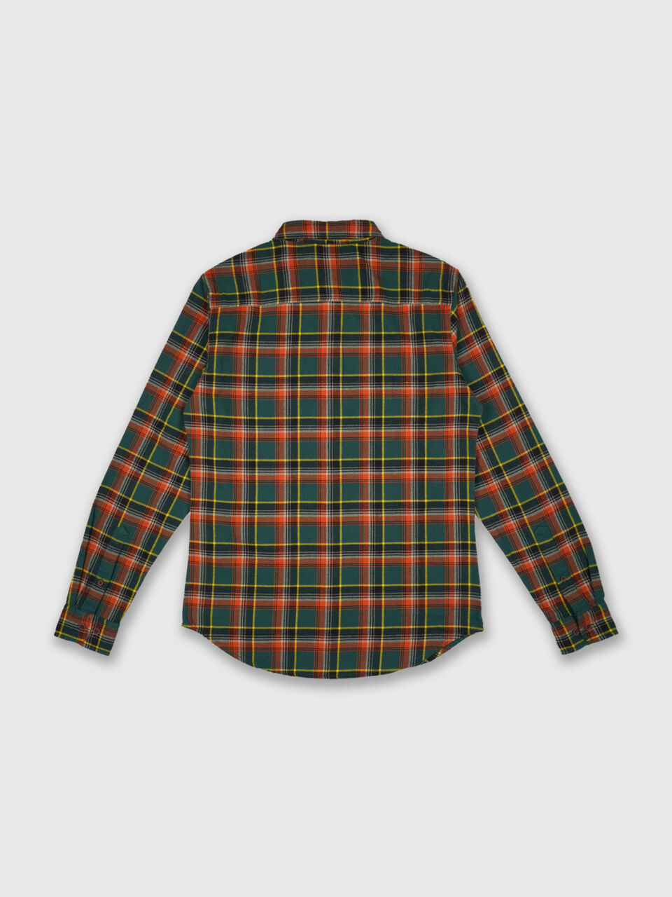 Fill Sleeve Multicolour Flannel Check Shirt image number 2