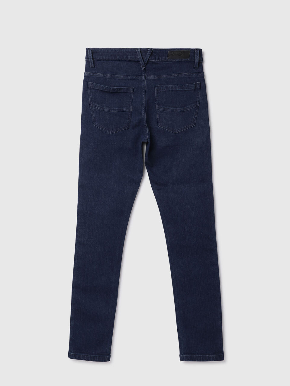 Skinny Fit Basic Raw Blue Jeans image number 2