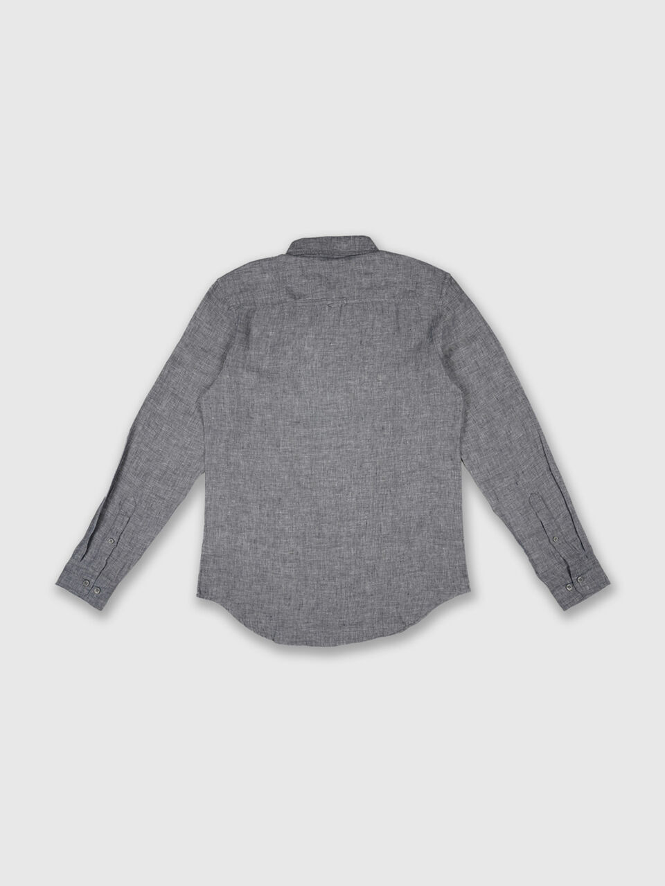 Full Sleeve 100% Linen Regular Collar Shirt image number 2