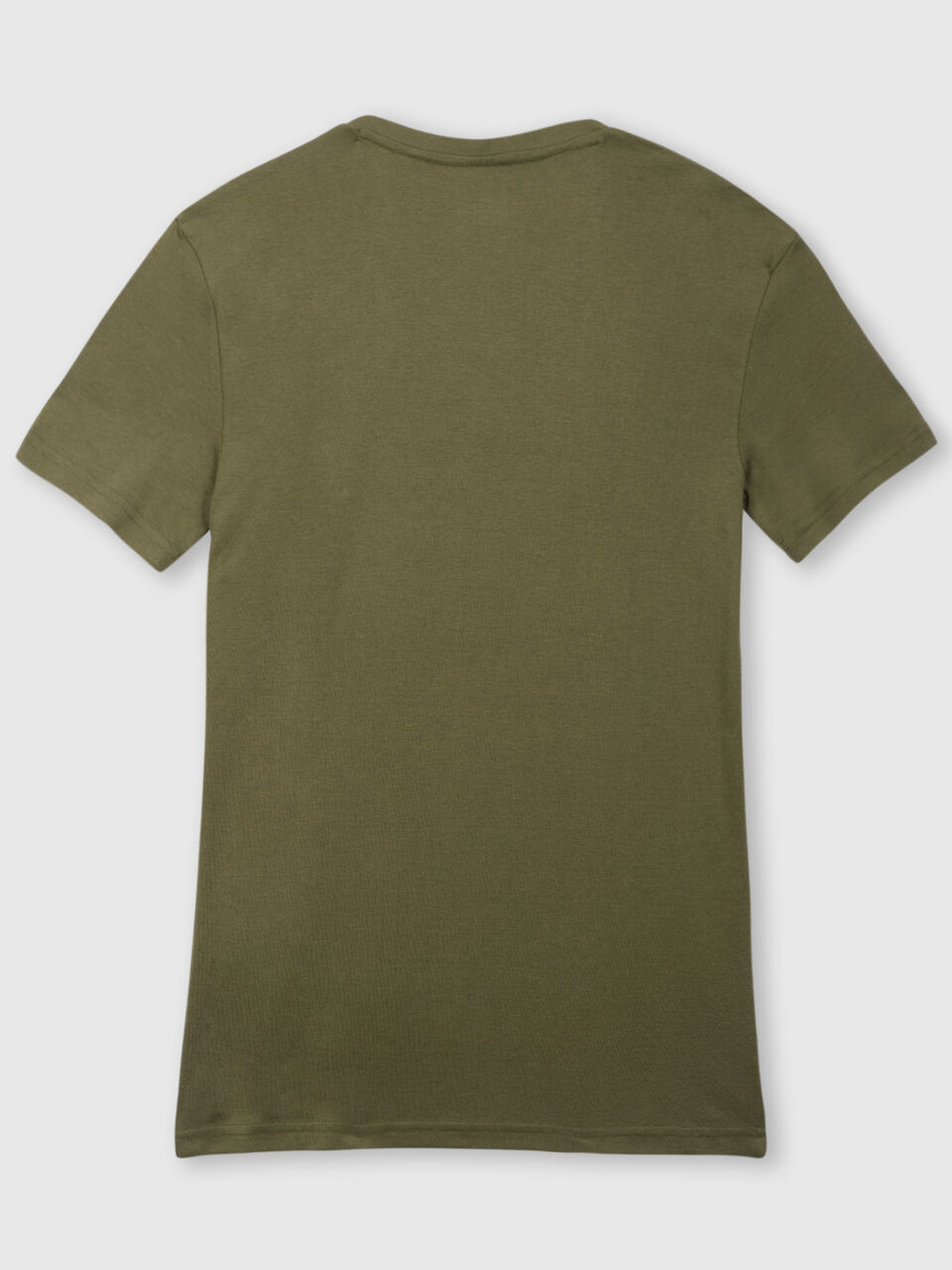 Short Sleeve Solid Polo Neck Tee image number 2