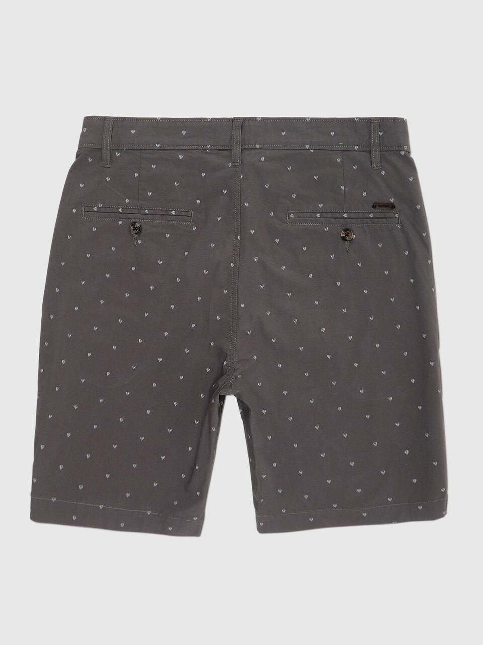 Slim Fit 2 Triangle Printed Shorts image number 2