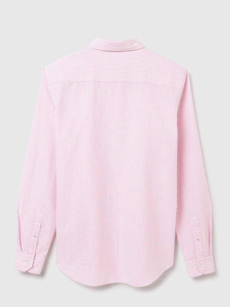 F/S SEER SUCKER STRIPE SHIRT image number 2
