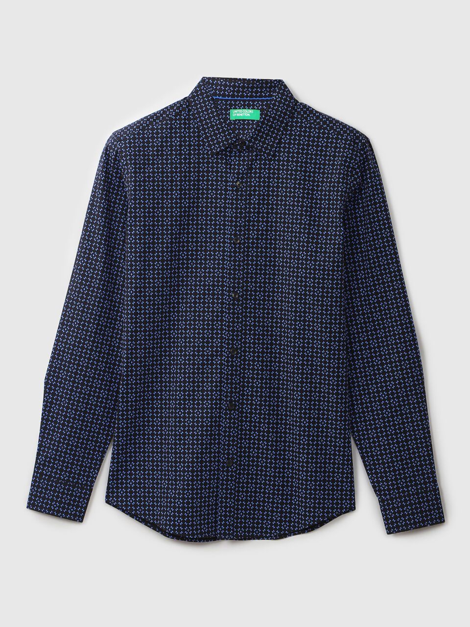 F/S POPLIN STRETCH BRANDING GEO PRINT SH image number 1
