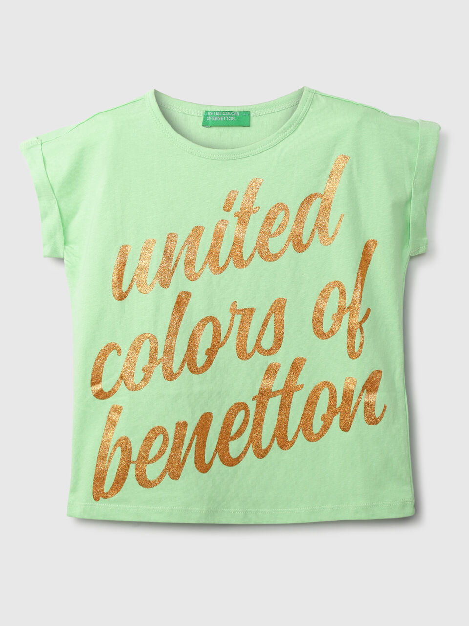 BOLD GLITTER BRANDING T-SHIRT GIRLS image number 1