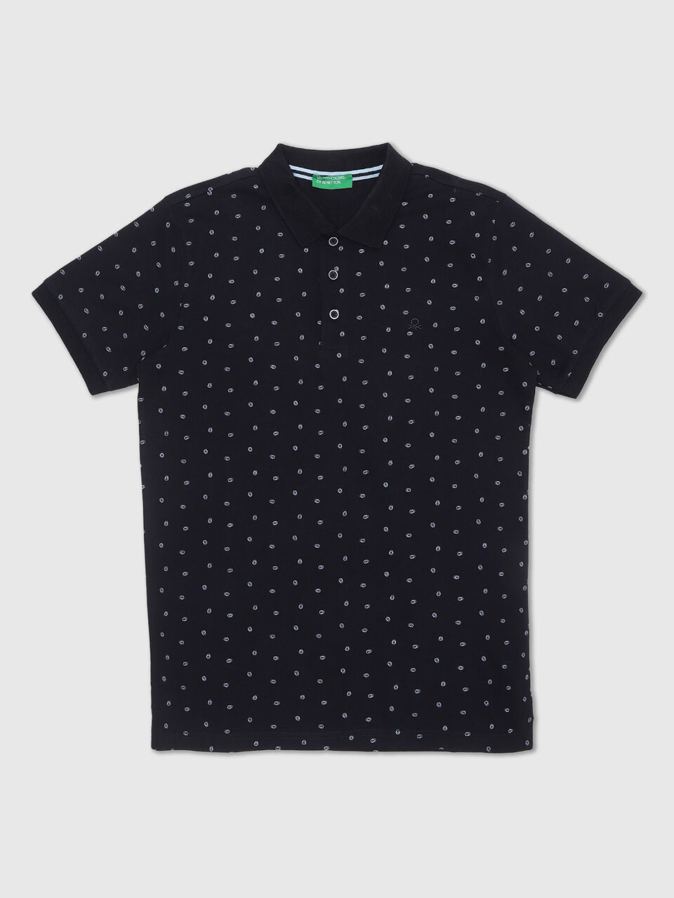 Ditsy AOP Pique Polo image number 1