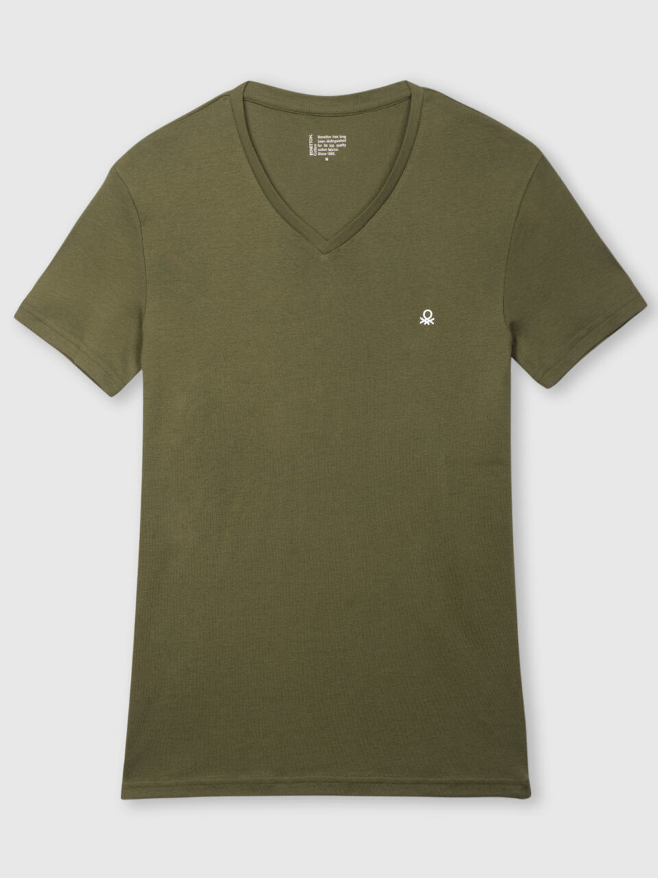 Short Sleeve Solid Polo Neck Tee image number 1