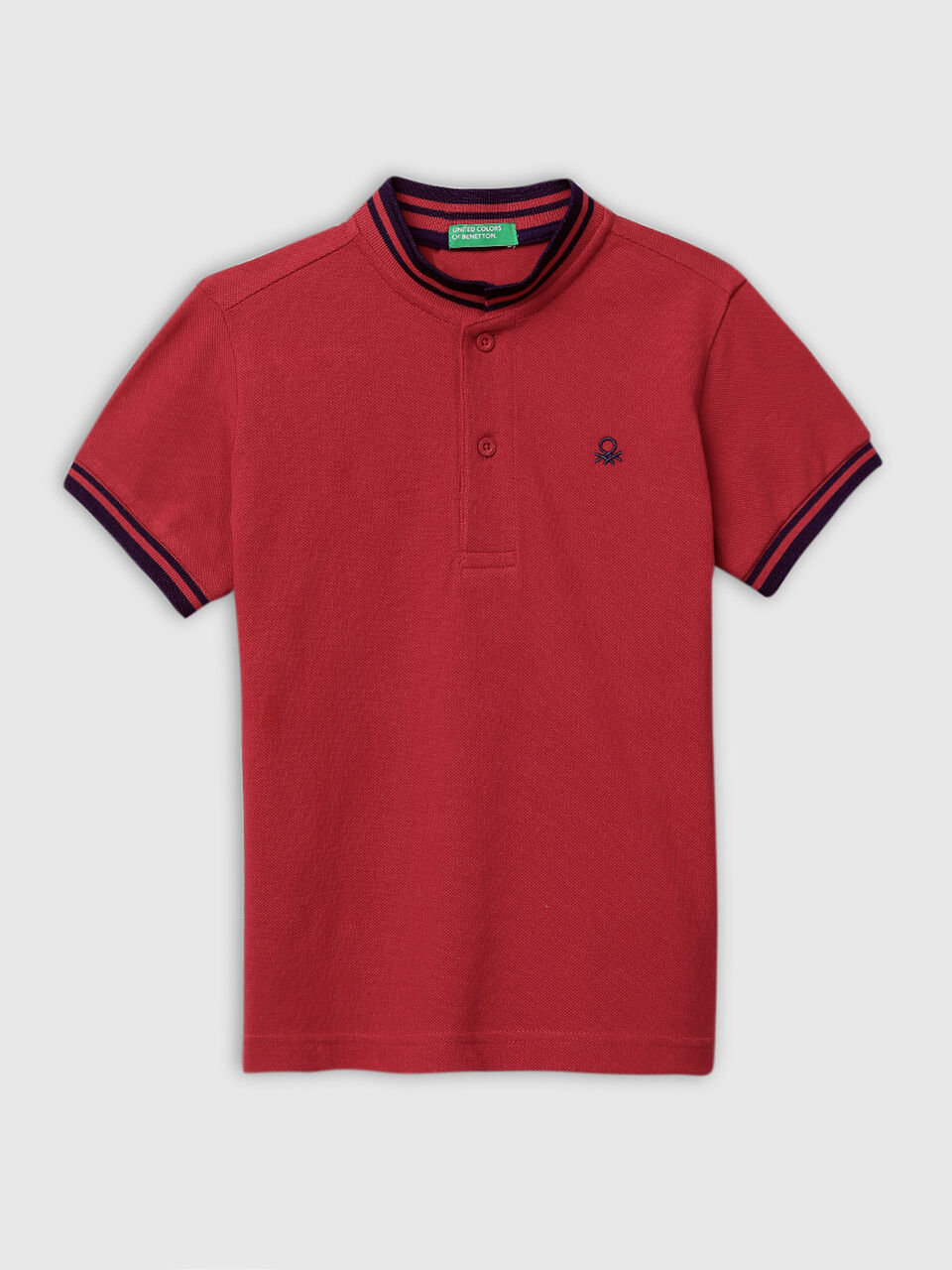 Johny Collar Polo With Tipping image number 1