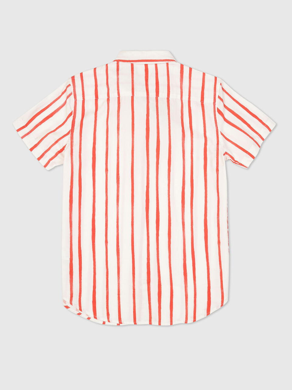 Half Sleeves Vertical Stroke Stripe Shirt image number 2