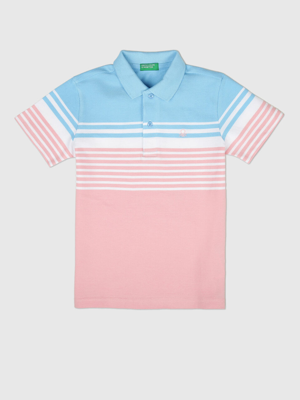 Eng.Pique Striper Polo image number 1